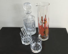 Unique and Stylish Red Mid-Century Pitcher