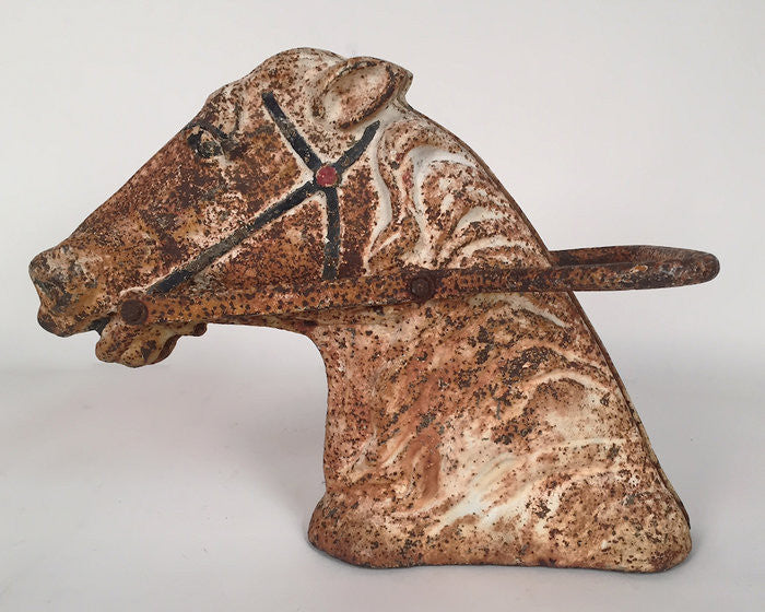 Whimsical Cast Iron Horse Head