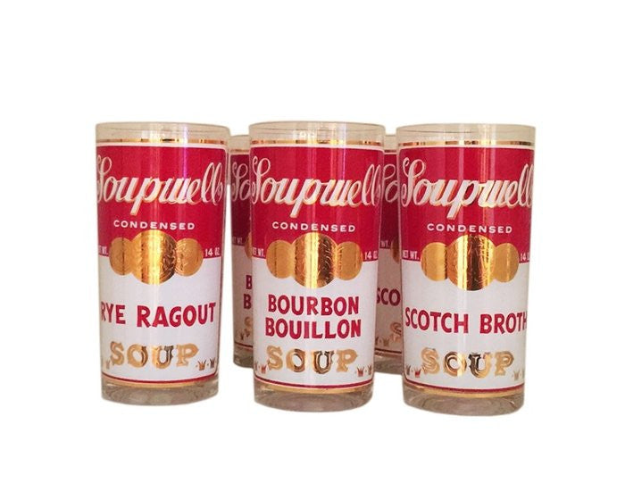 Georges Briard Signed Soupwell Highballs