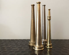 Vintage Brass Fire Hose Nozzle Collection