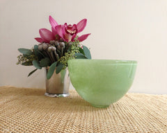 Stunning Translucent Green Bowl