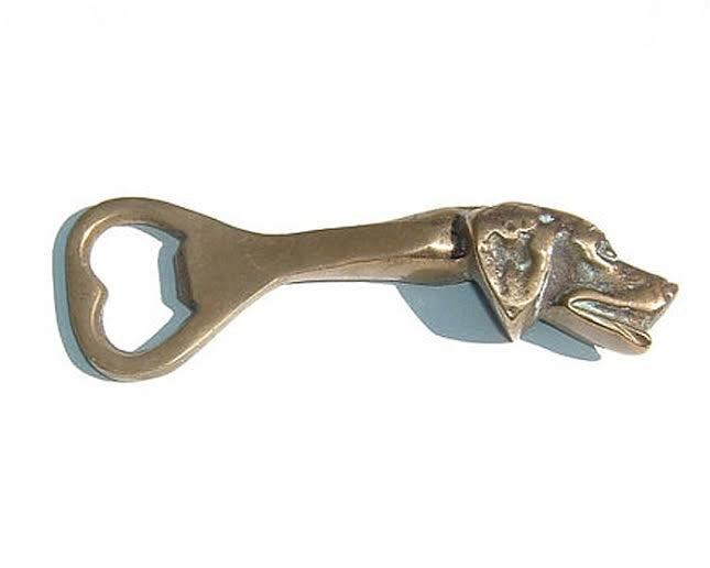 Charming Antique Dog Head Bottle Opener