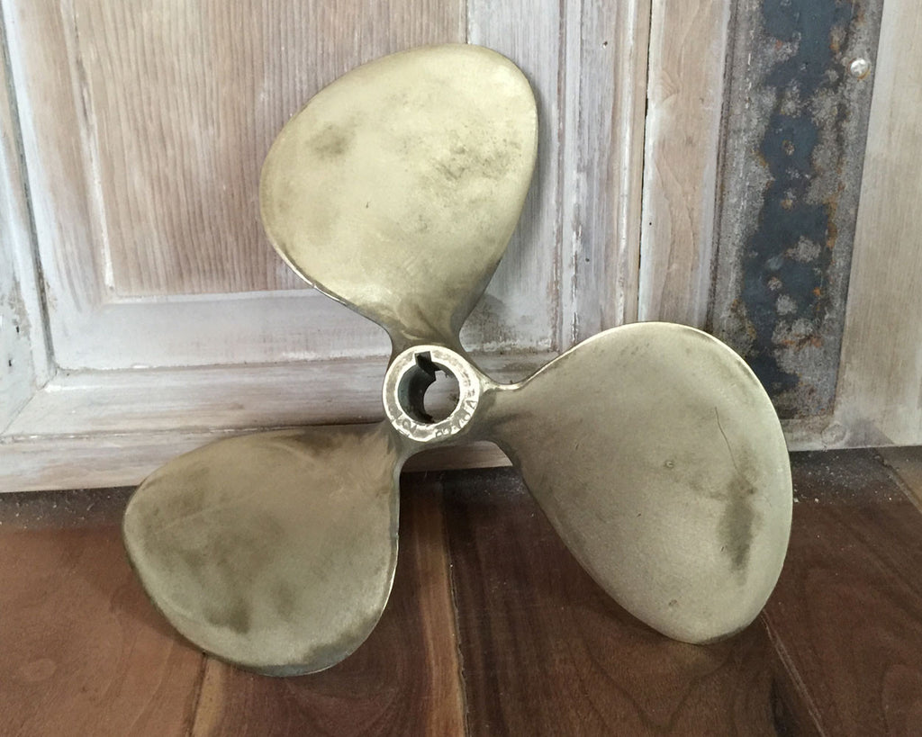 Vintage Brass Boat Propeller