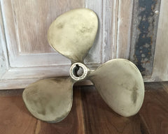 Vintage Brass Boat Propeller