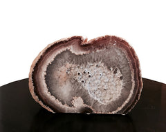 Rings of Brown, White and Gray Agate Geode