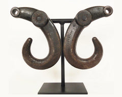 Unusual Antique Steel Hooks